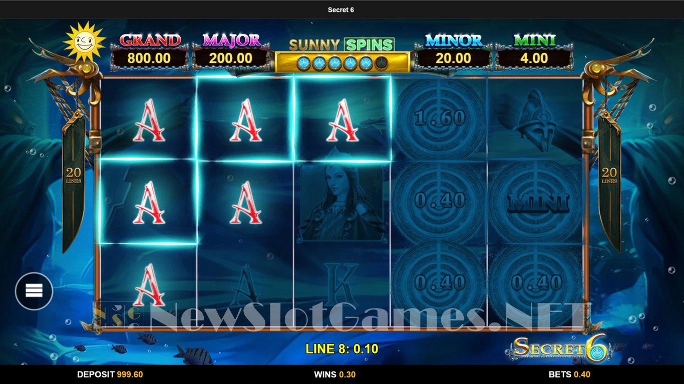 Secret 6 Slot Demo Image