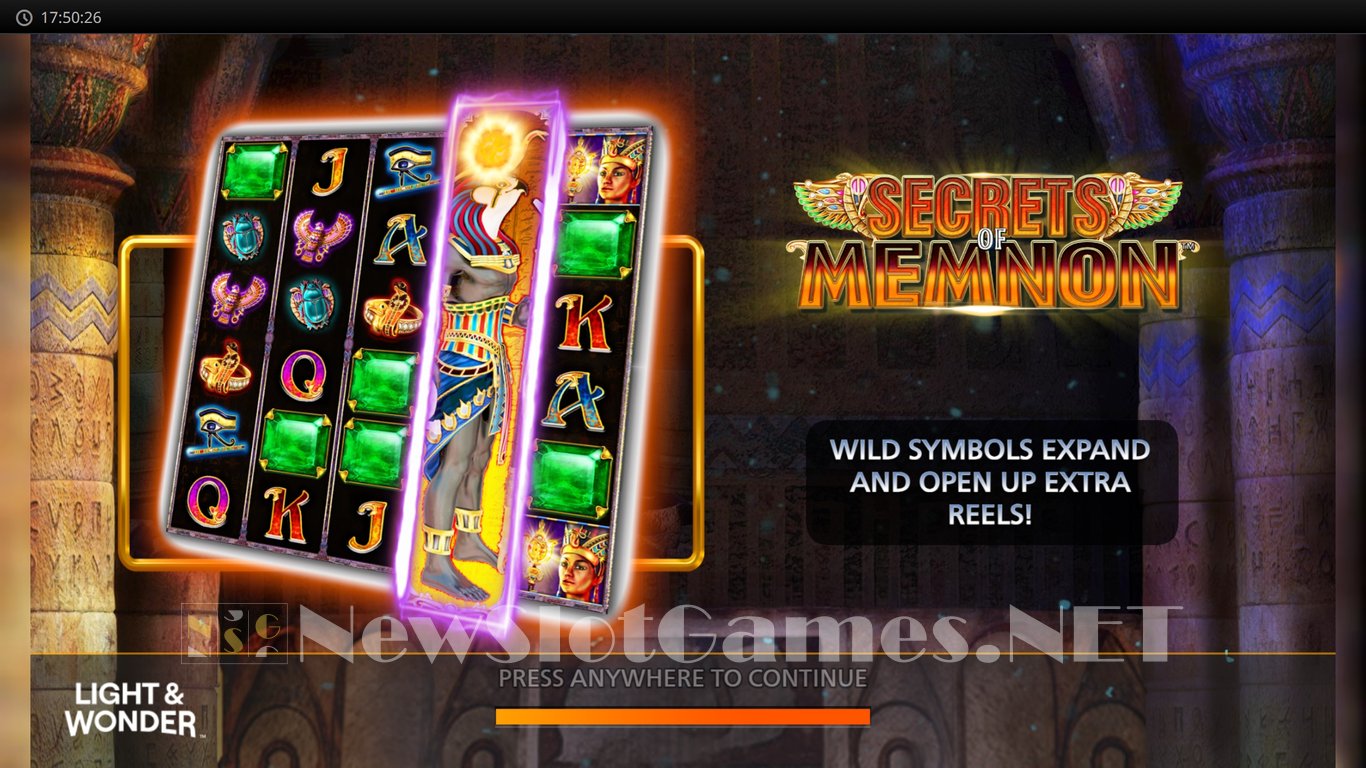 Secrets of Memnon Slot Demo Image