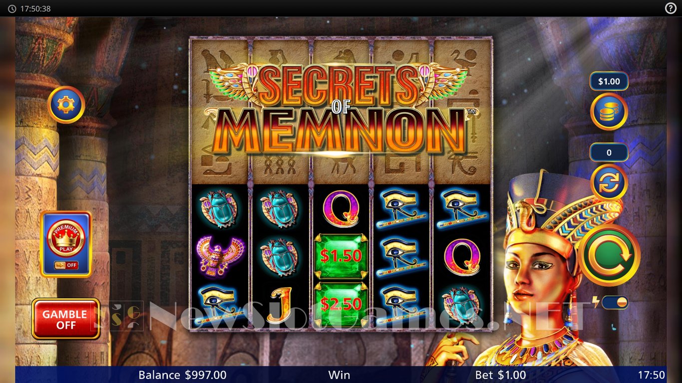 Secrets of Memnon Slot Slot Image in Demo - pic. 3