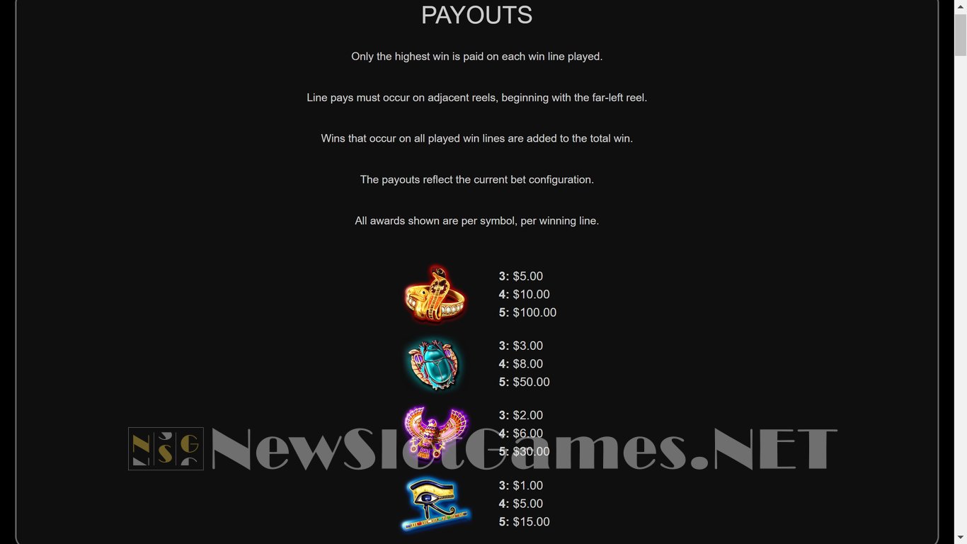 Secrets of Memnon Slot Slot Image in Demo - pic. 8