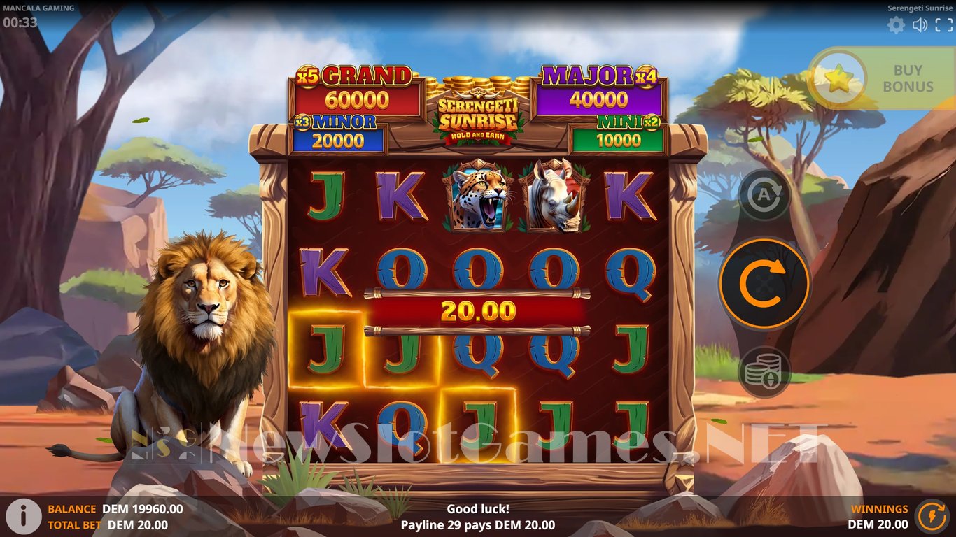 Serengeti Sunrise Slot Slot Image in Demo - pic. 5