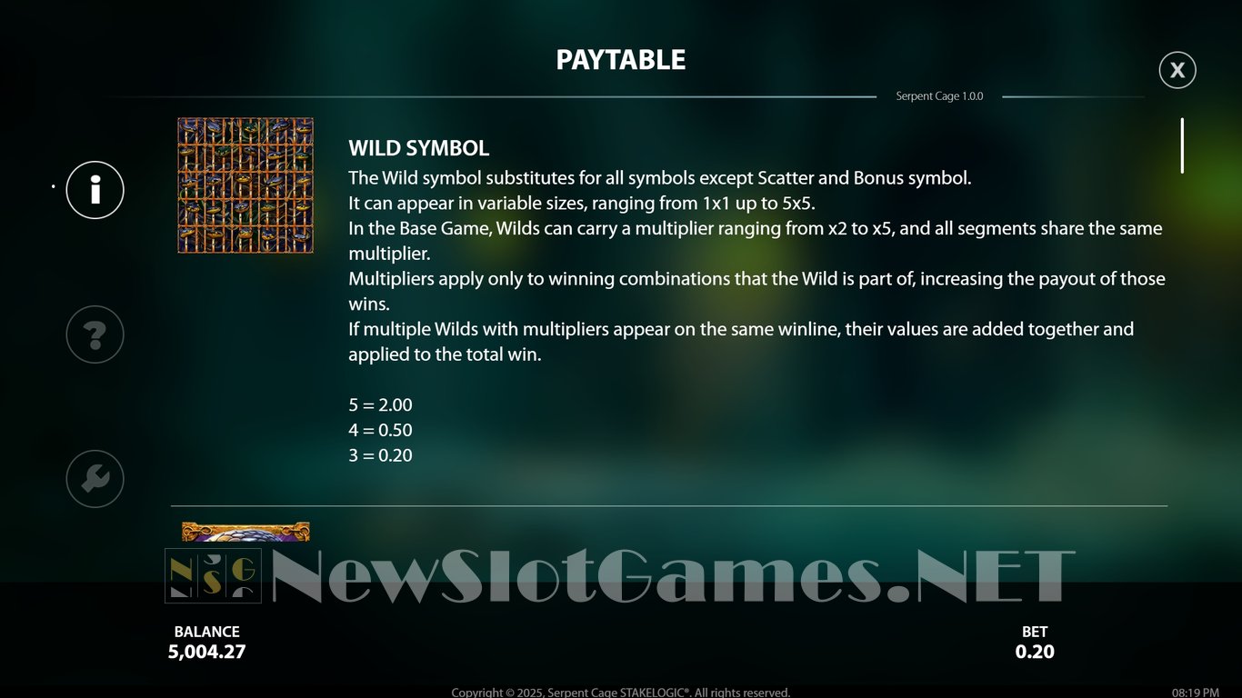 Serpent Cage Slot Slot Image in Demo - pic. 8