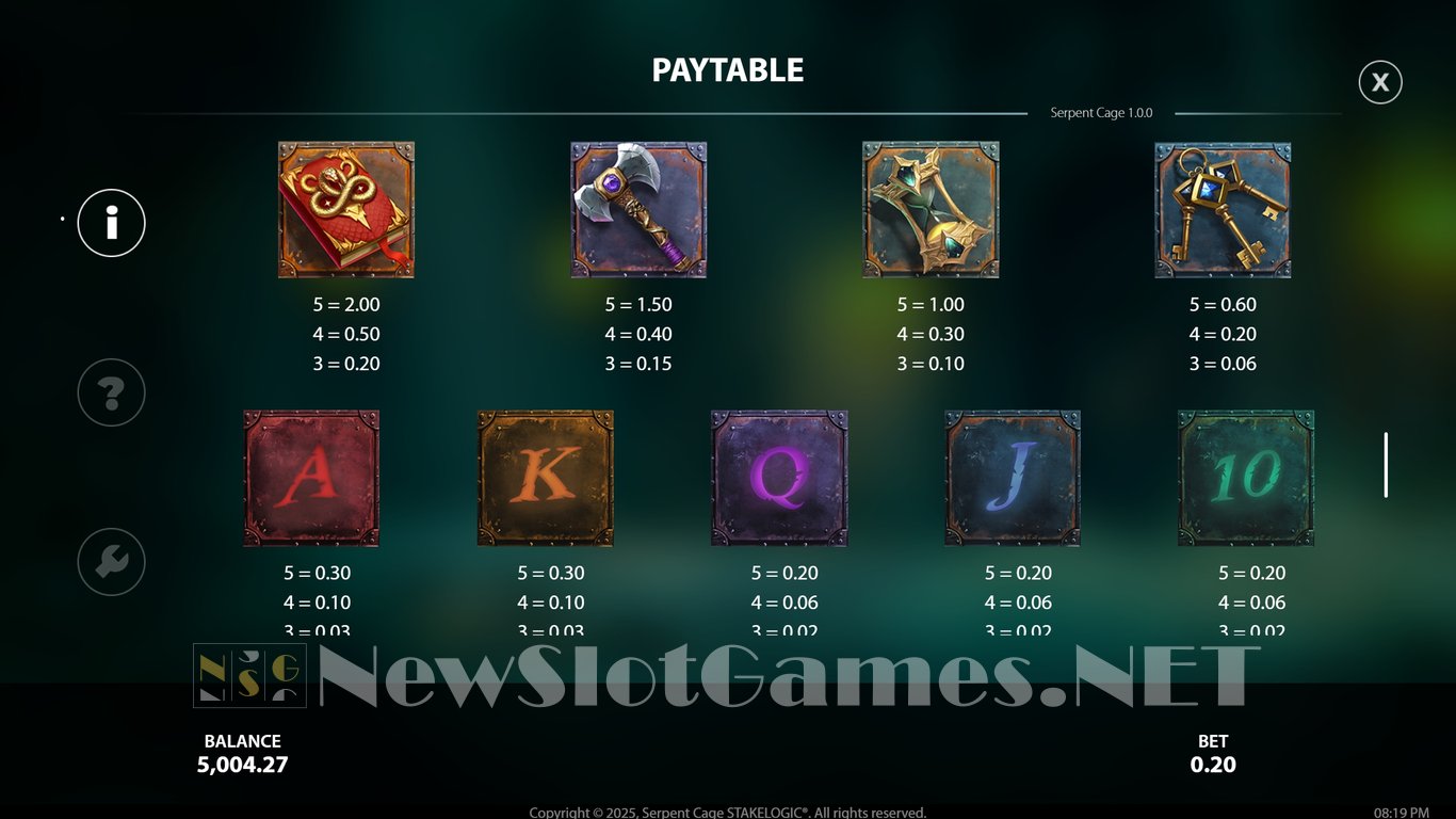 Serpent Cage Slot Slot Image in Demo - pic. 9