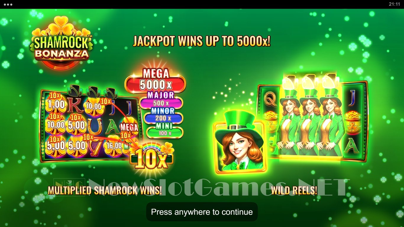 Shamrock Bonanza Slot Demo Image
