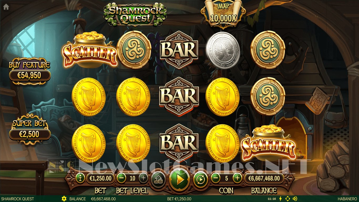 Shamrock Quest Slot Demo Image