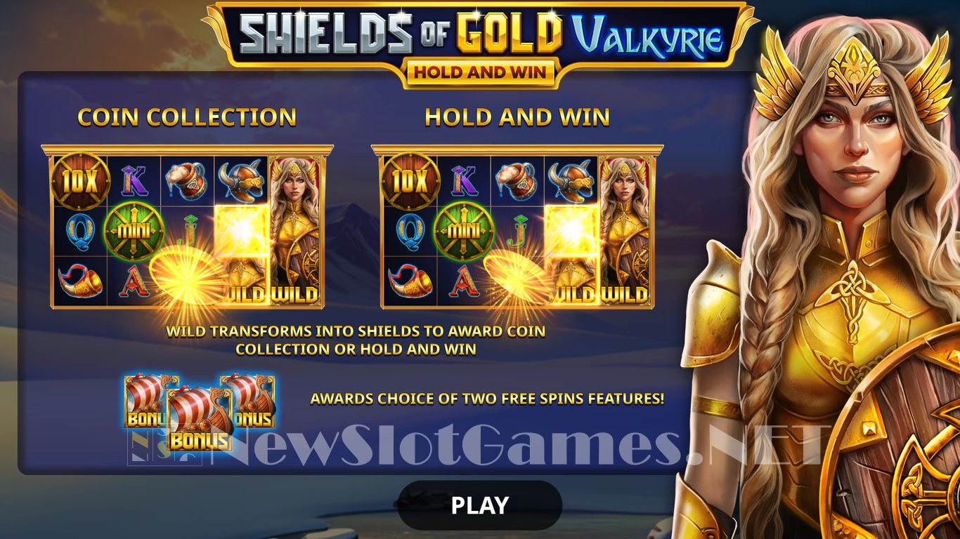 Shields of Gold Valkyrie Hold and Win Slot Demo Image