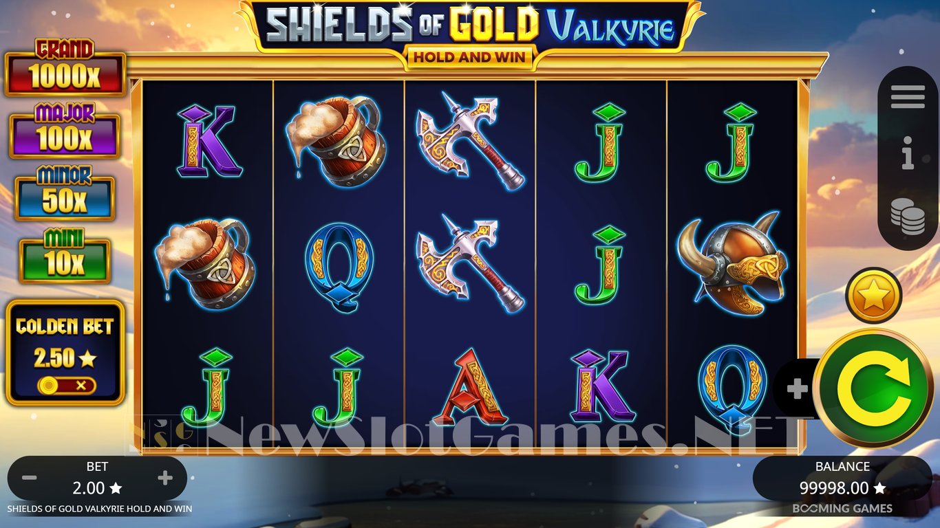 Shields of Gold Valkyrie Hold and Win Slot Slot Image in Demo - pic. 2