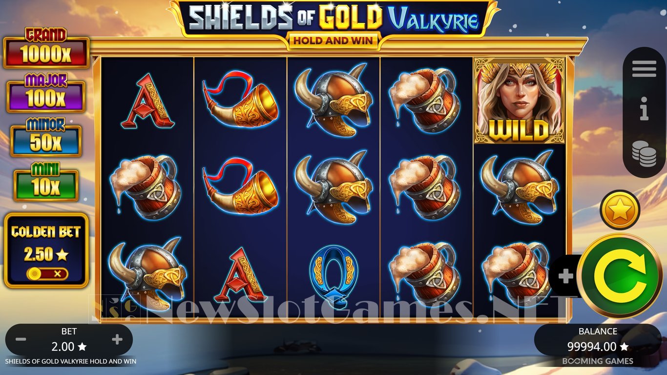 Shields of Gold Valkyrie Hold and Win Slot Slot Image in Demo - pic. 3