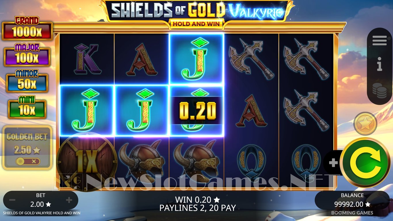 Shields of Gold Valkyrie Hold and Win Slot Slot Image in Demo - pic. 4
