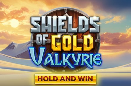 Shields of Gold Valkyrie Hold and Win Slot Logo