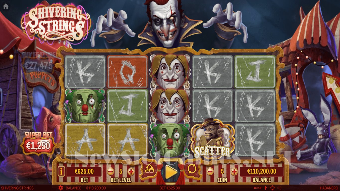 Shivering Strings Slot Demo Image