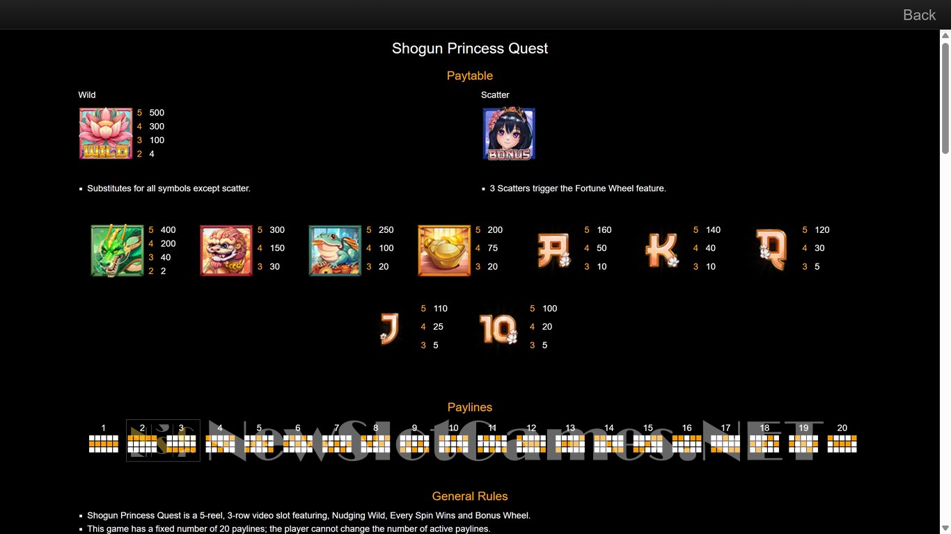 Shogun Princess Quest Slot Slot Image in Demo - pic. 5