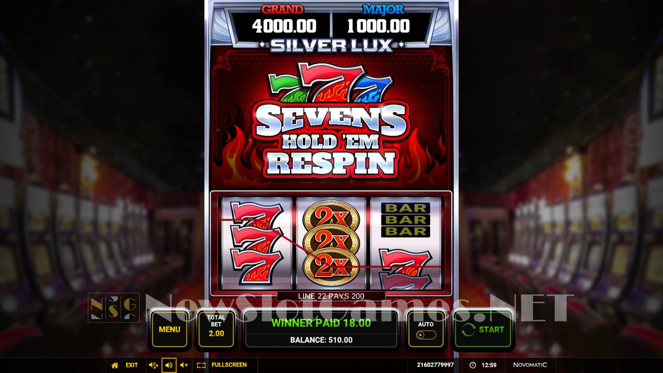 Silver Lux Sevens Holdem Respin Slot Slot Image in Demo - pic. 3