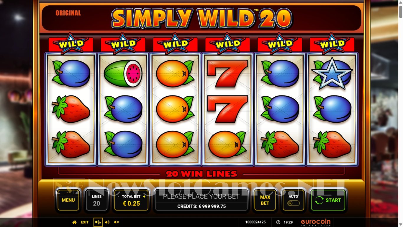 Simply Wild 20 Slot Demo Image