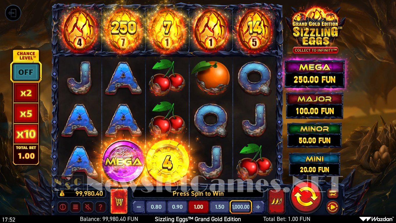 Sizzling Eggs Grand Gold Edition Slot Slot Image in Demo - pic. 10