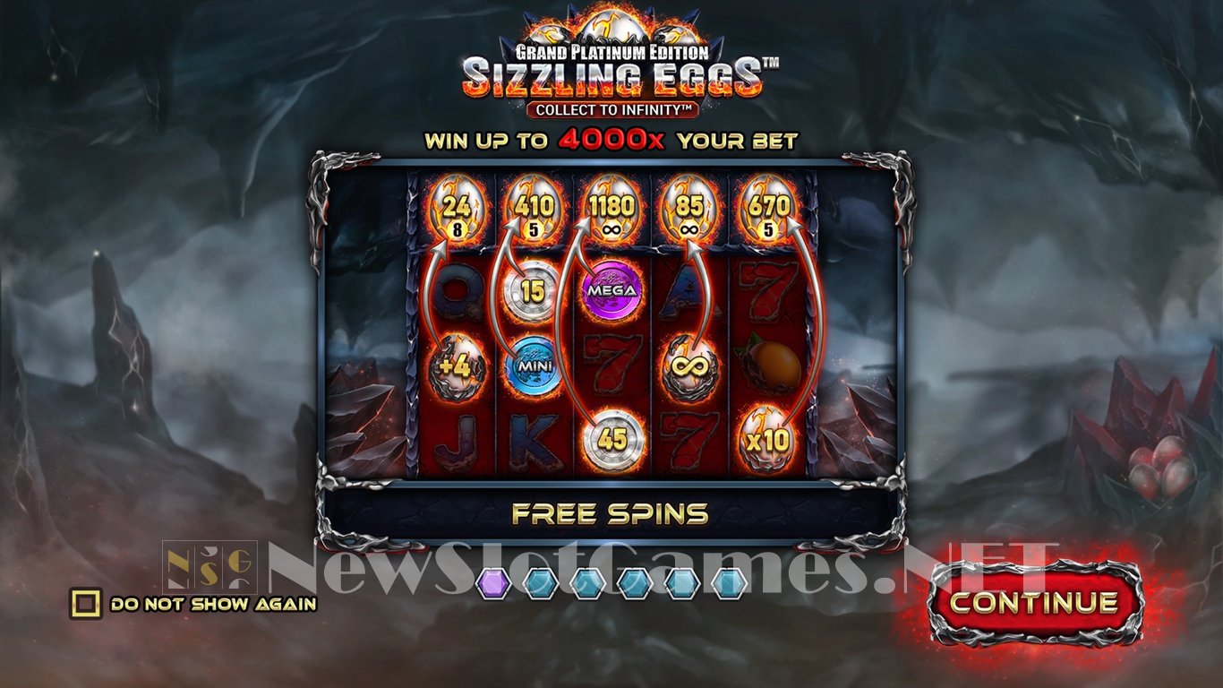 Sizzling Eggs Grand Platinum Edition Slot Demo Image