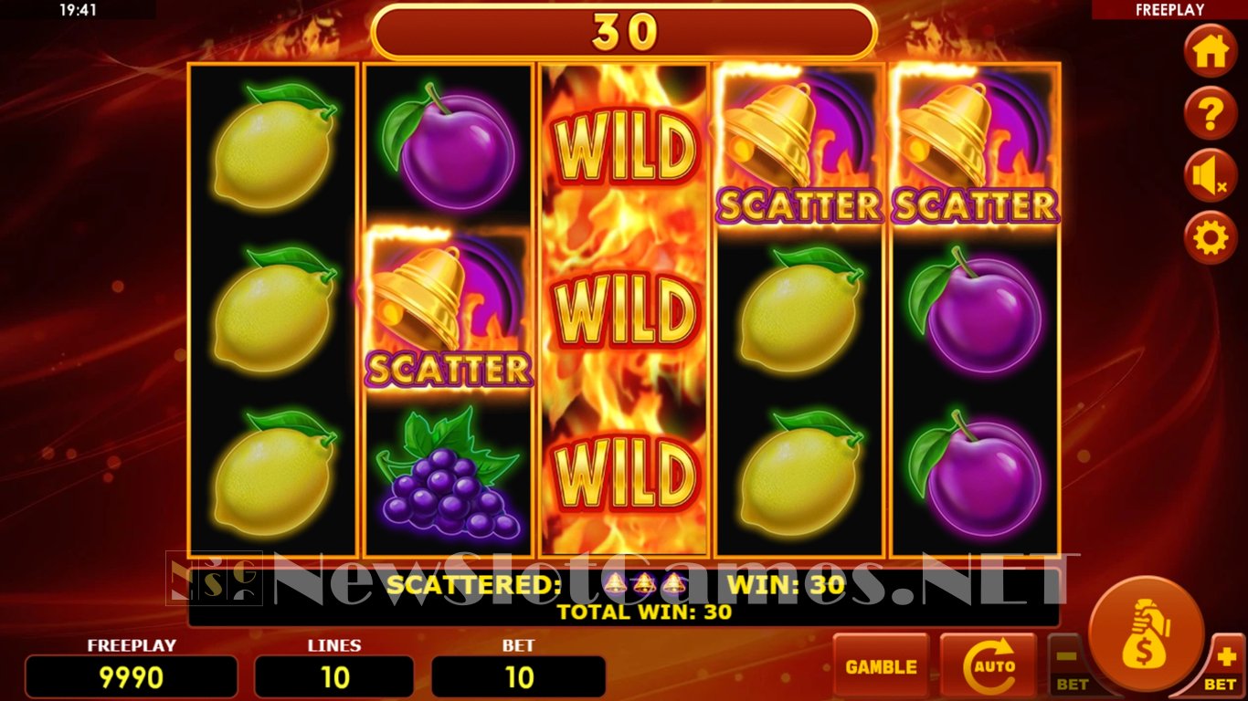 Sizzling Wilds 10 Slot Demo Image