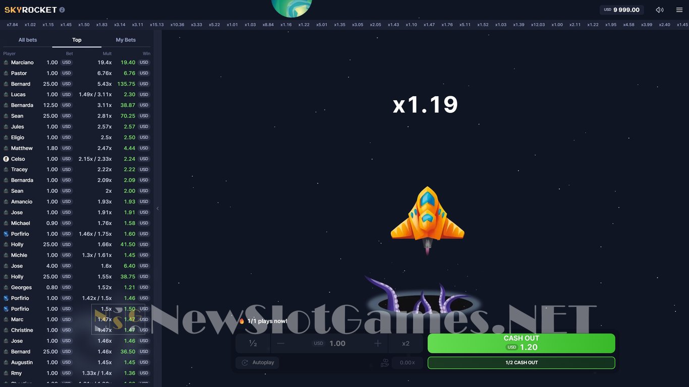 Skyrocket Game Demo Image