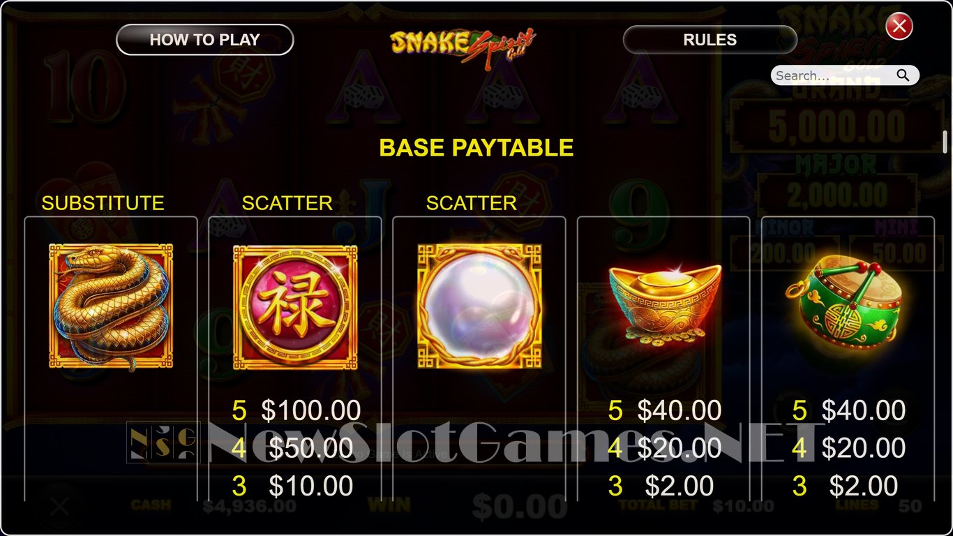 Snake Spirit Gold Slot Slot Image in Demo - pic. 5
