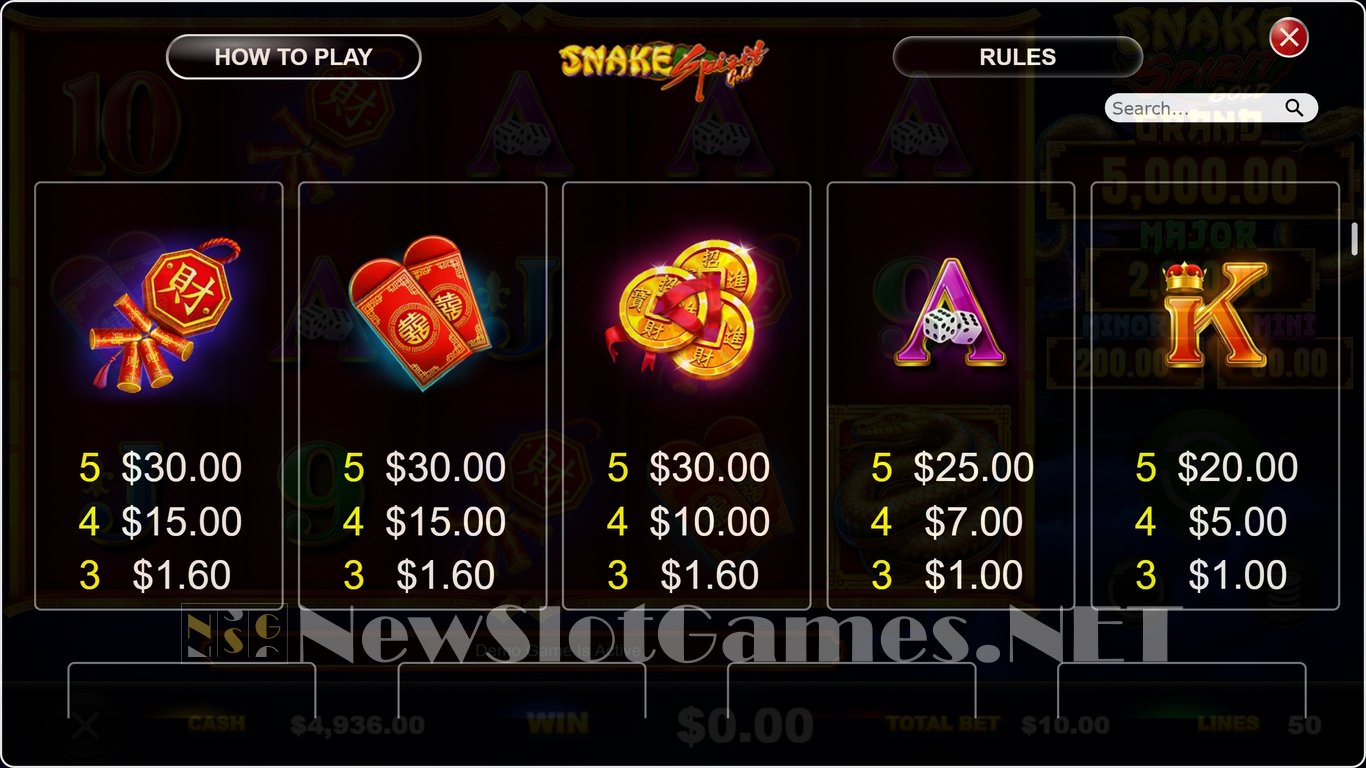 Snake Spirit Gold Slot Slot Image in Demo - pic. 6