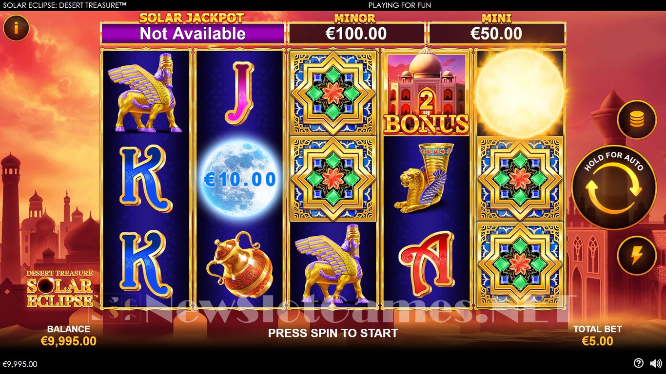 Solar Eclipse Desert Treasure Slot Demo Image