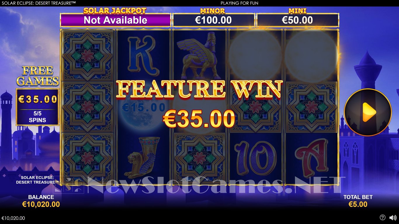 Solar Eclipse Desert Treasure Slot Slot Image in Demo - pic. 6