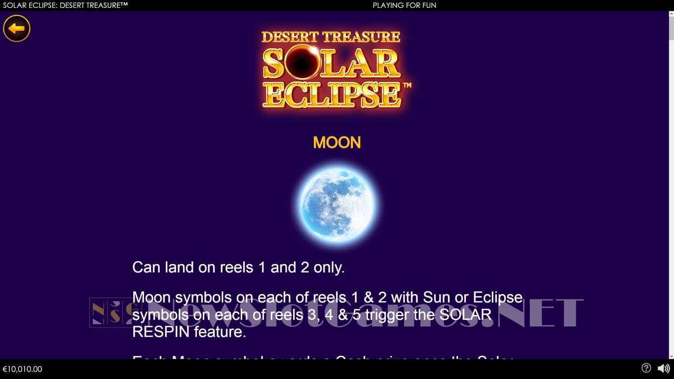 Solar Eclipse Desert Treasure Slot Slot Image in Demo - pic. 8