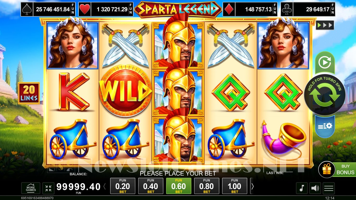 Sparta Legend Slot Demo Image