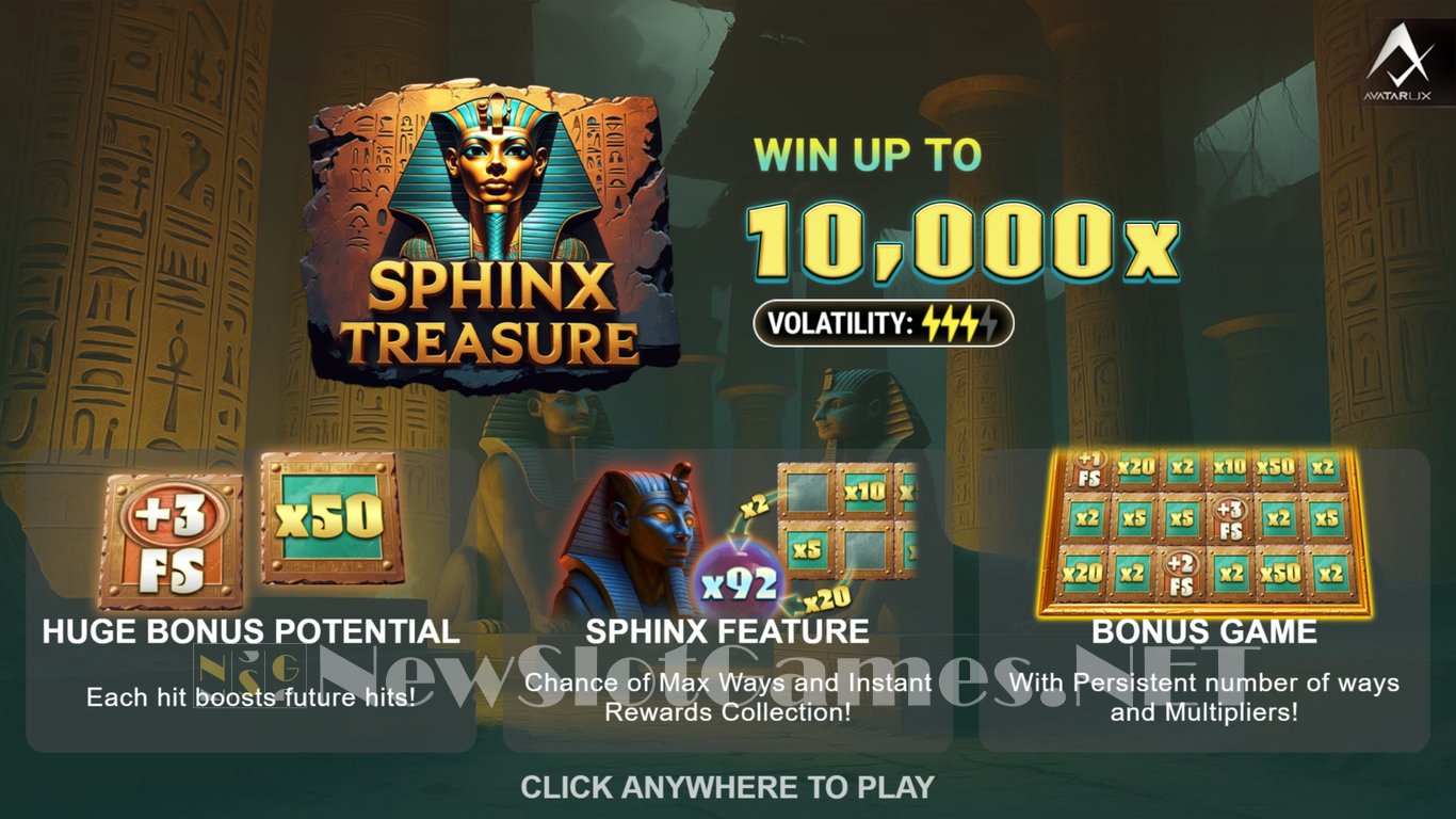 Sphinx Treasure Slot Demo Image