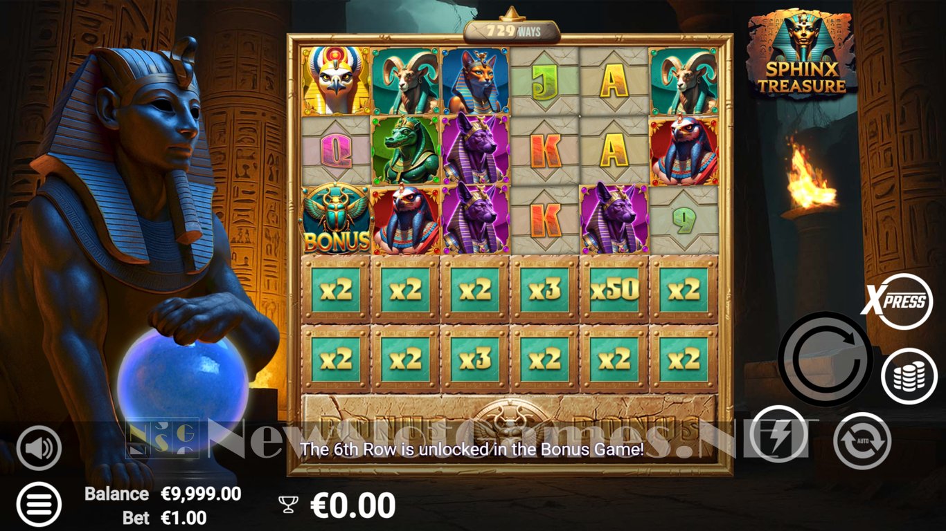 Sphinx Treasure Slot Slot Image in Demo - pic. 2