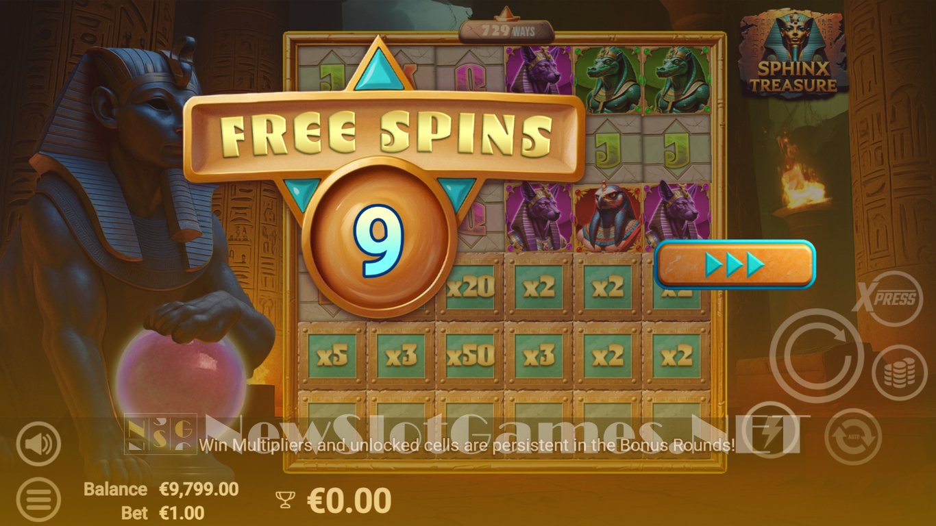 Sphinx Treasure Slot Slot Image in Demo - pic. 7
