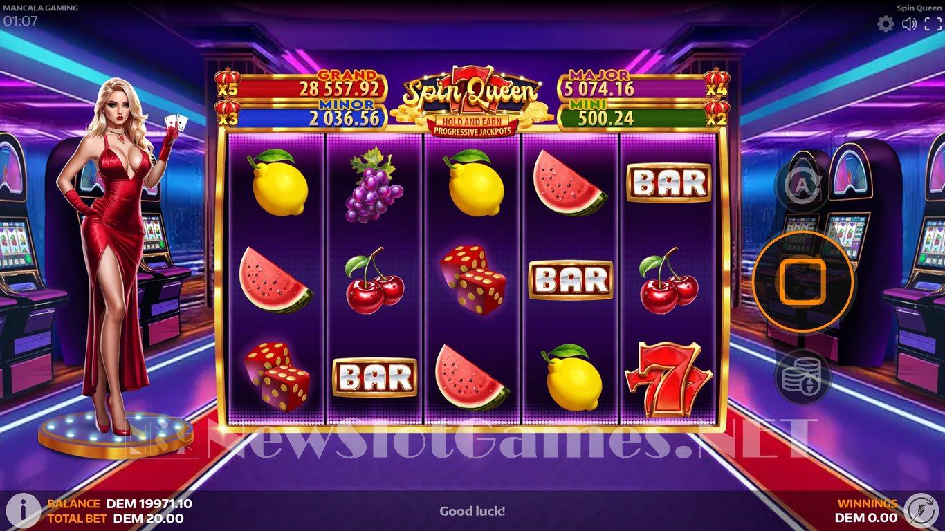 Spin Queen Slot Demo Image
