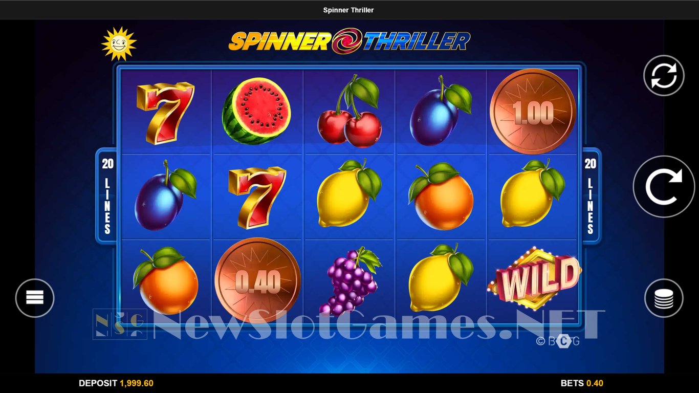 Spinner Thriller Slot Demo Image