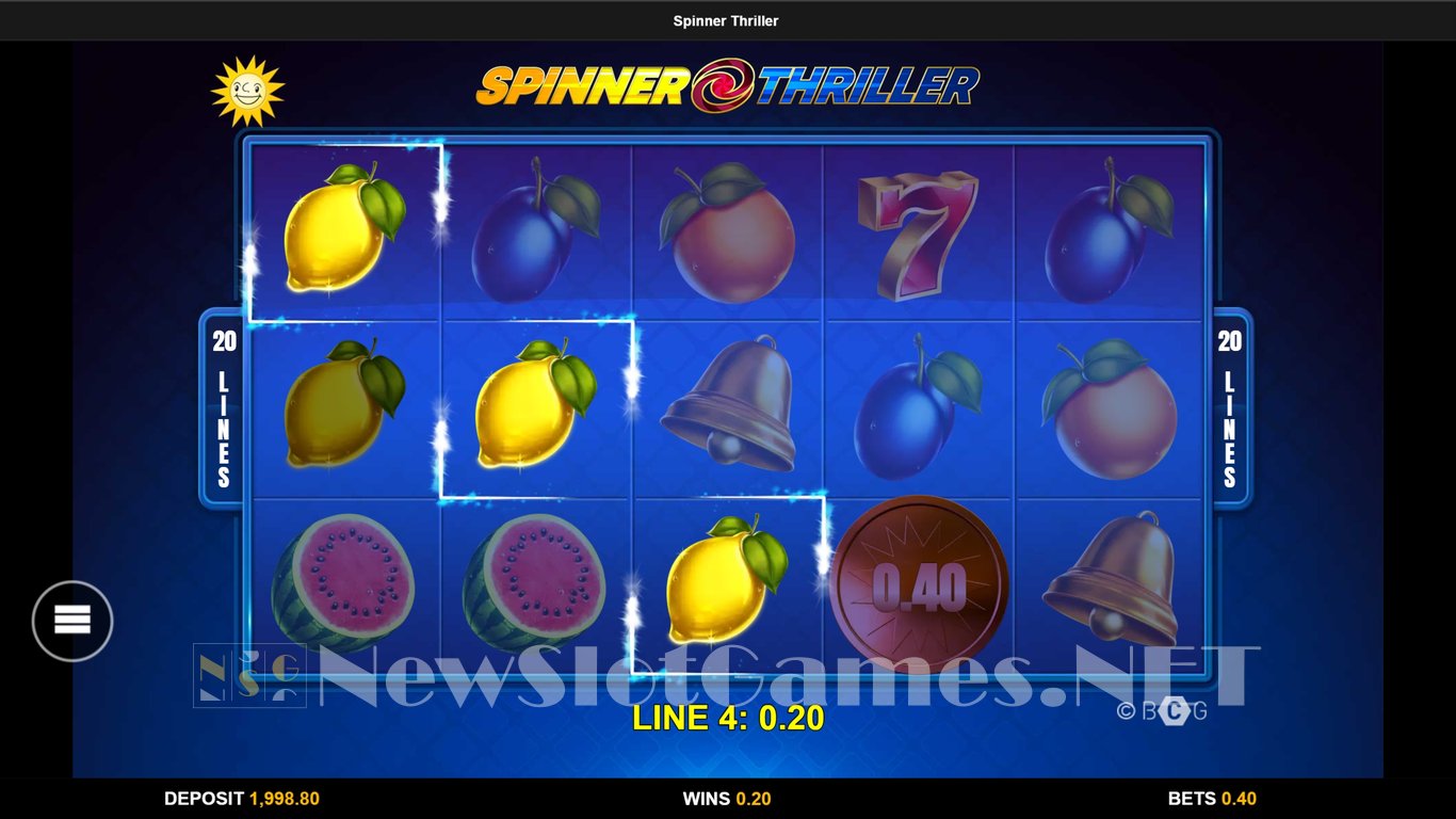 Spinner Thriller Slot Slot Image in Demo - pic. 2