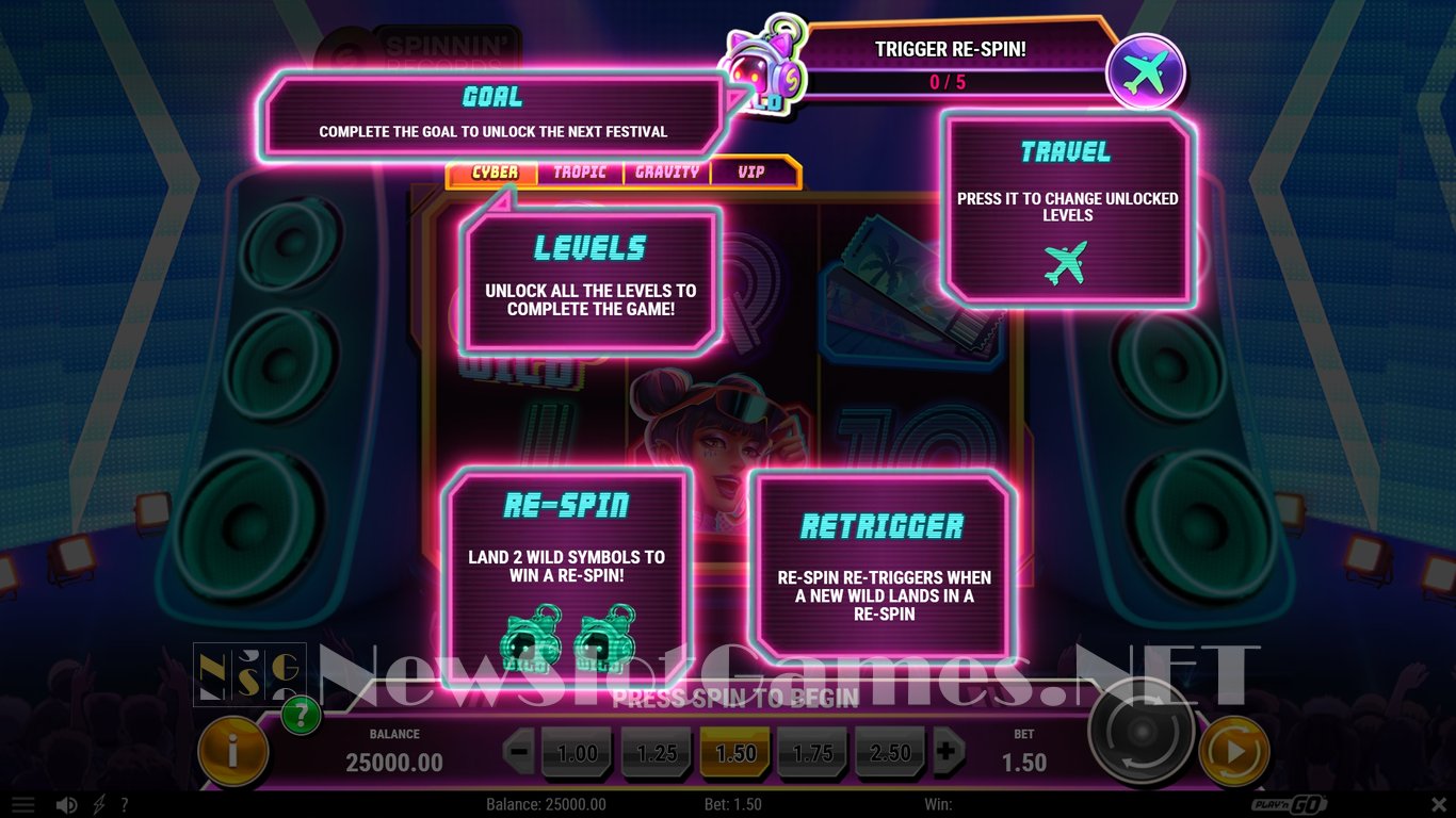 Spinnin Records Raving Reels Slot Slot Image in Demo - pic. 2