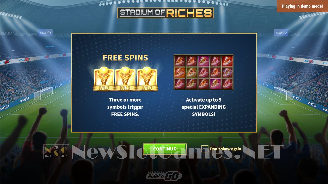 Stadium of Riches Slot Demo Image