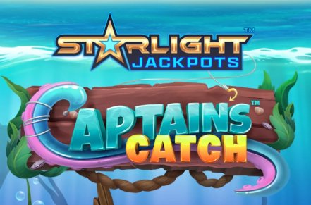Starlight Jackpots Captains Catch Slot Logo