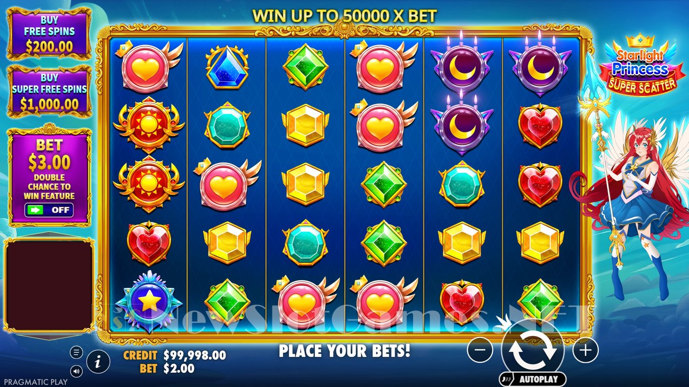 Starlight Princess Super Scatter Slot Demo Image