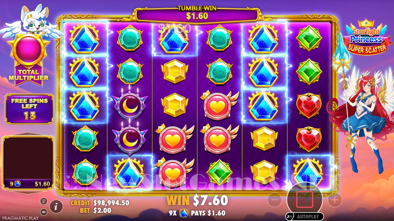 Starlight Princess Super Scatter Slot Slot Image in Demo - pic. 7