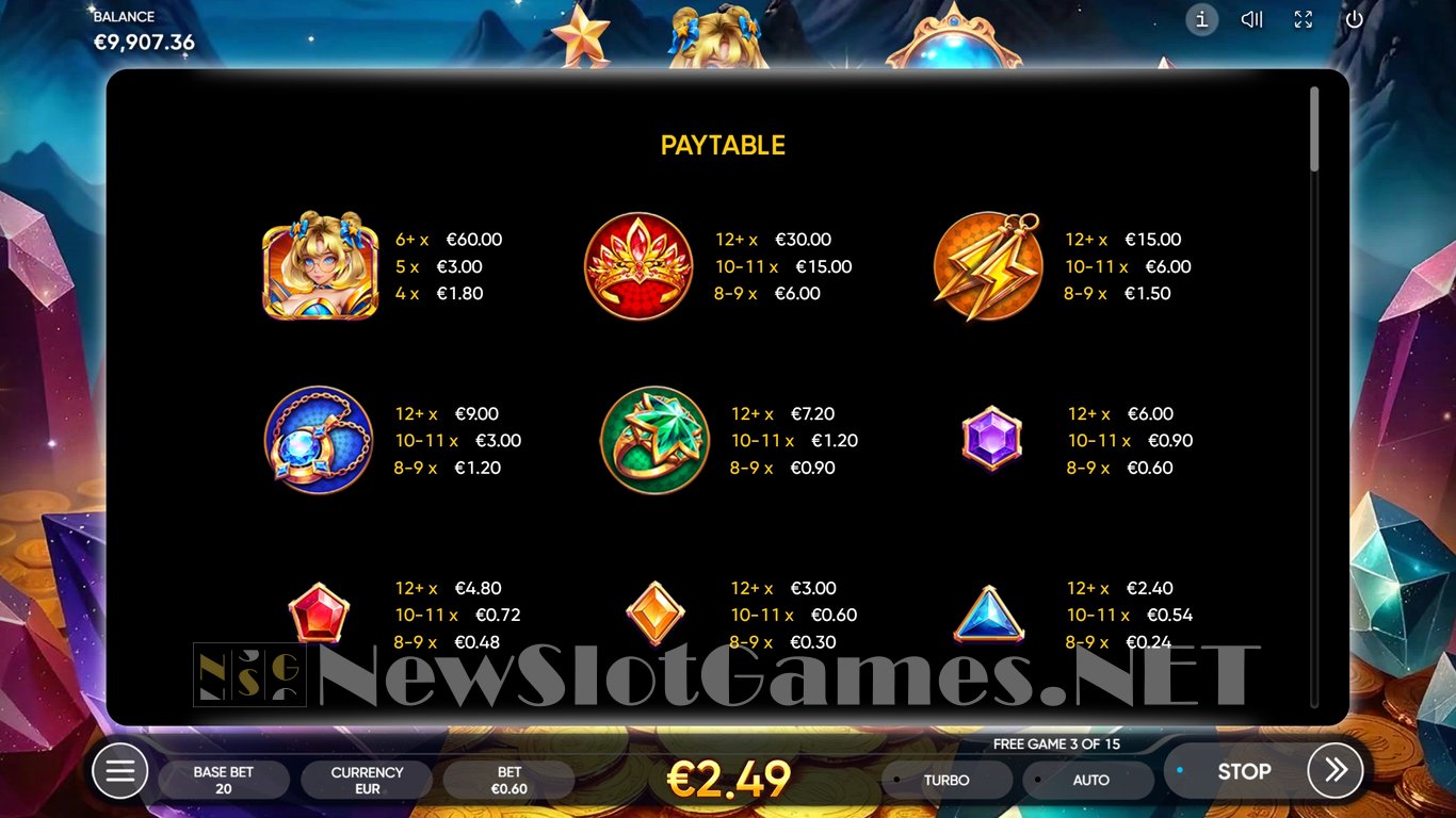 Starshine Crystals Slot Slot Image in Demo - pic. 11