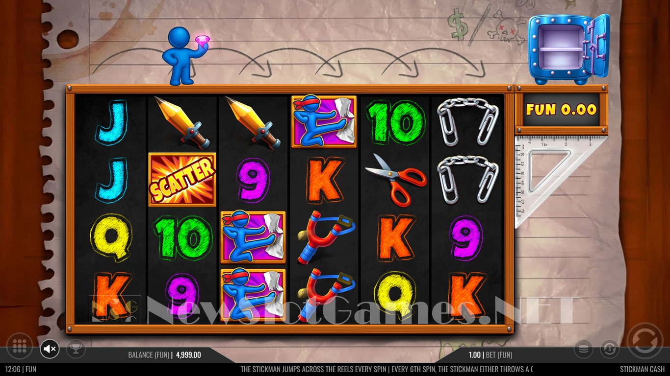 Stickman Cash Slot Demo Image