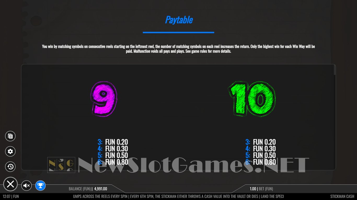 Stickman Cash Slot Slot Image in Demo - pic. 4