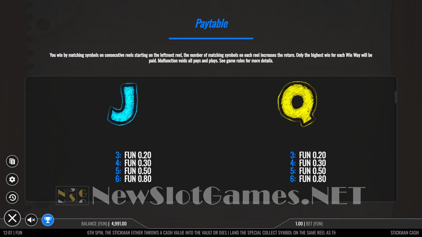 Stickman Cash Slot Slot Image in Demo - pic. 5