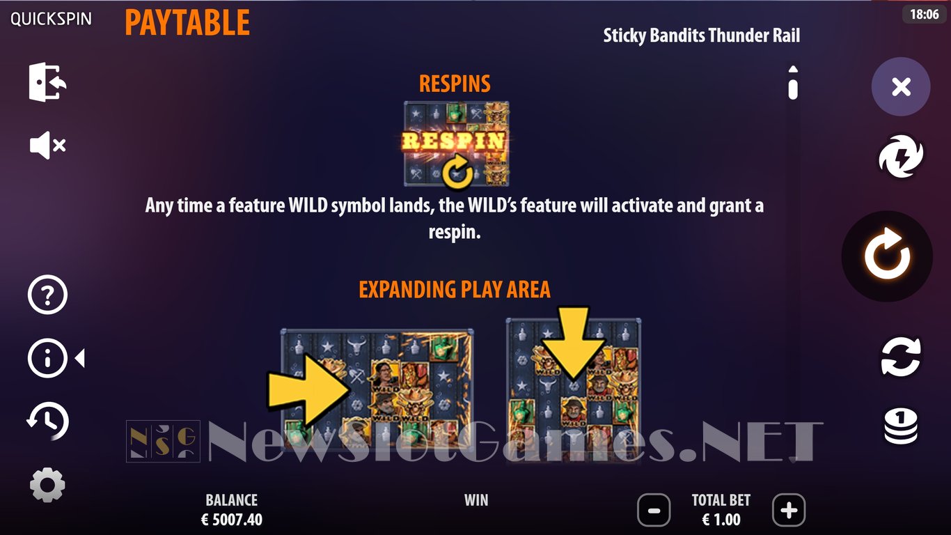 Sticky Bandits Thunder Rail Slot Slot Image in Demo - pic. 10