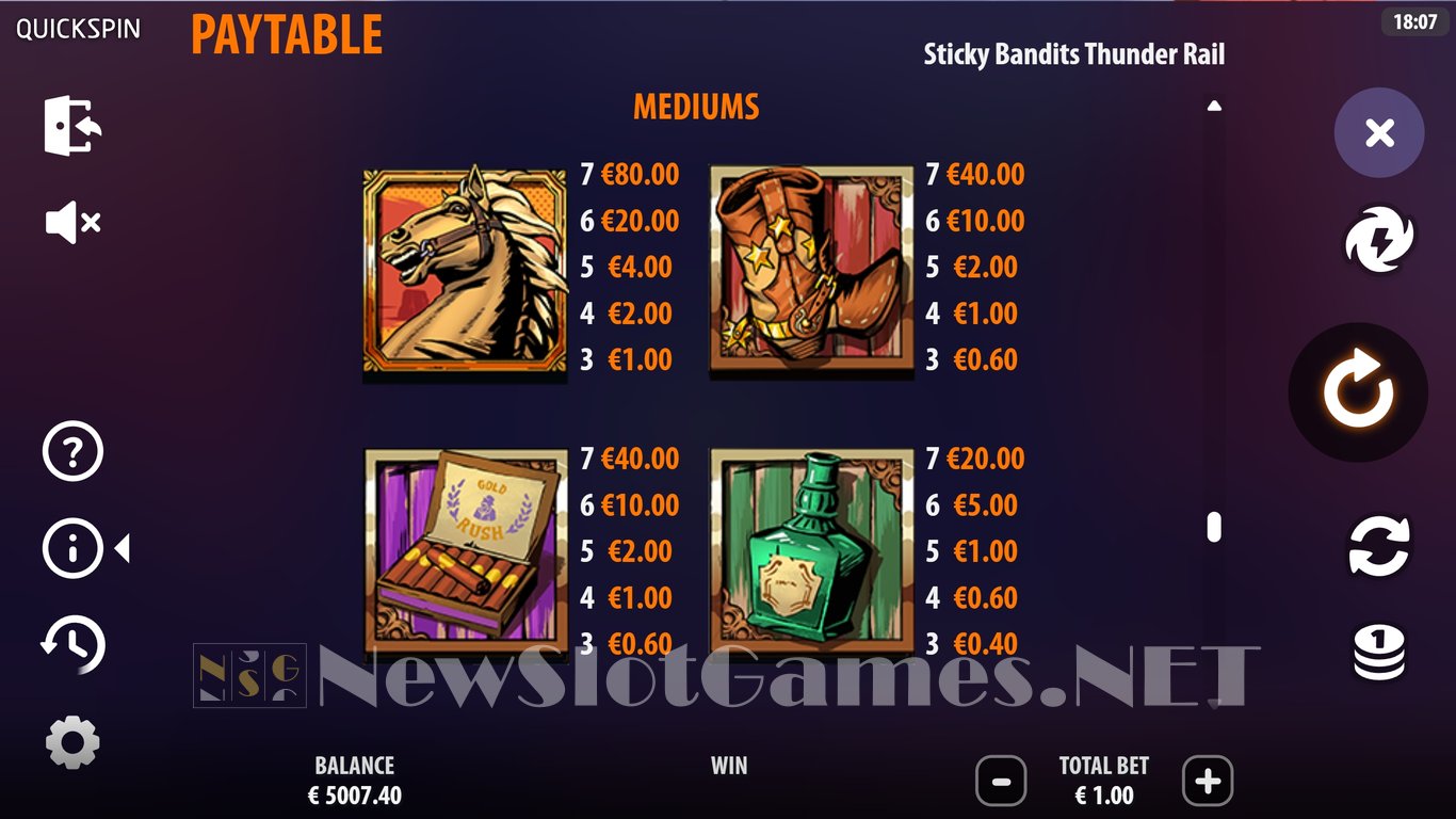 Sticky Bandits Thunder Rail Slot Slot Image in Demo - pic. 11