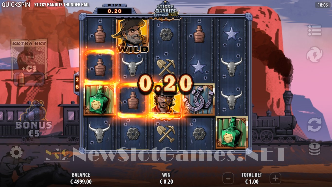 Sticky Bandits Thunder Rail Slot Slot Image in Demo - pic. 2