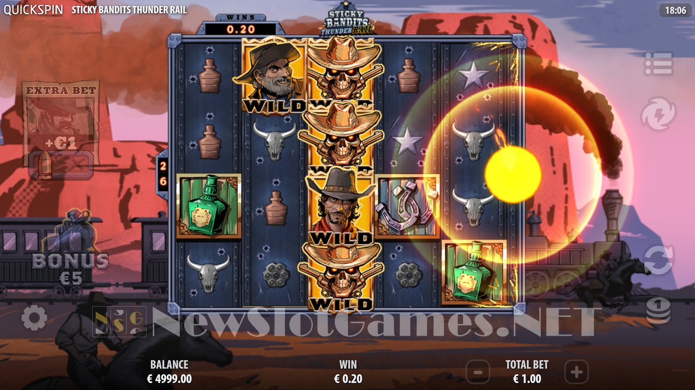 Sticky Bandits Thunder Rail Slot Slot Image in Demo - pic. 3