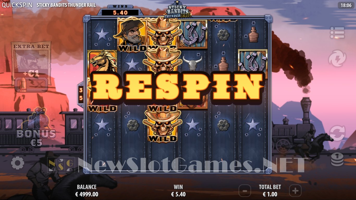 Sticky Bandits Thunder Rail Slot Slot Image in Demo - pic. 5