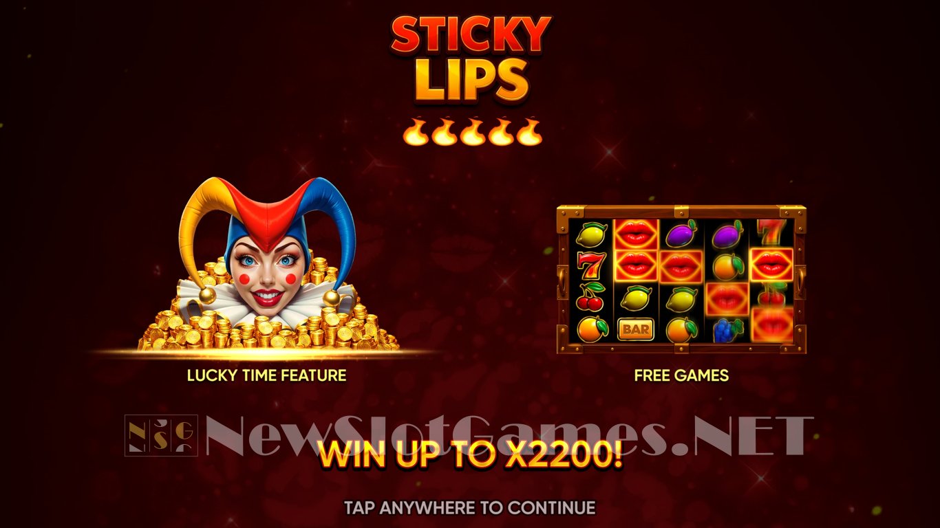 Sticky Lips Slot Demo Image