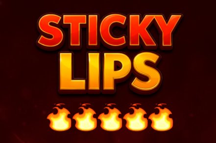 Sticky Lips Slot Logo